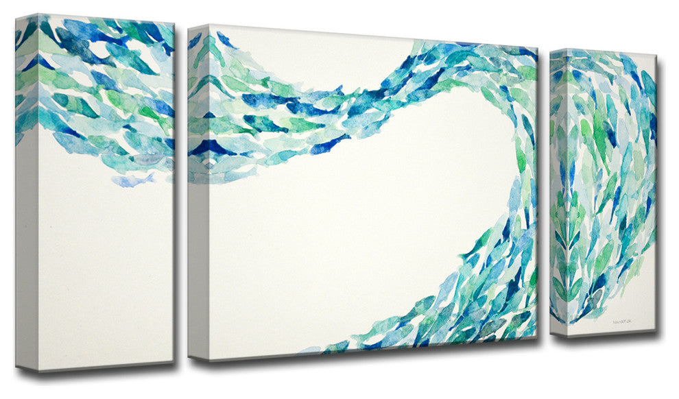 Ready2Hangart 'Flow' By Norman Wyatt, Jr. 3-Piece Canvas Art Set