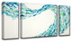 Ready2Hangart 'Flow' By Norman Wyatt, Jr. 3-Piece Canvas Art Set