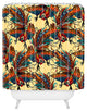Sharon Turner Rooster Ink Shower Curtain, 72"x69"