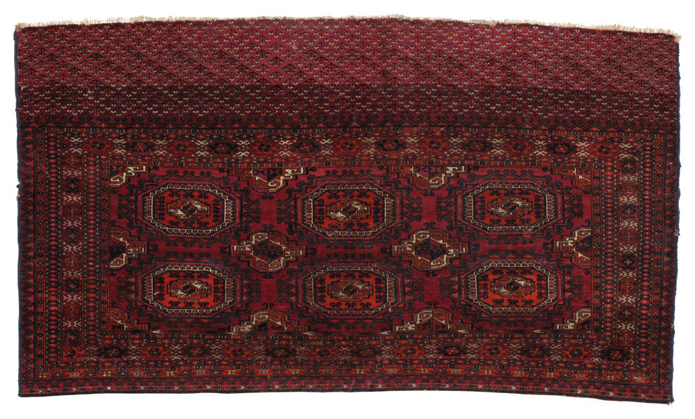Consigned Salor Rug, 2'7"x4'7"