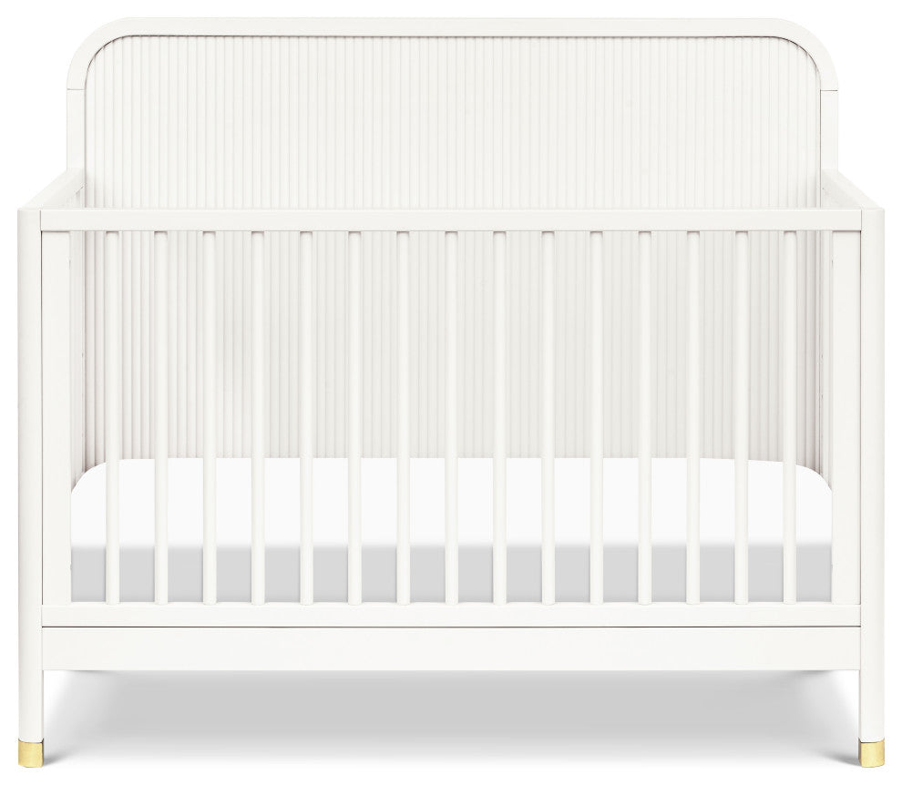 Brimsley Tambour 4-in-1 Convertible Crib, Warm White