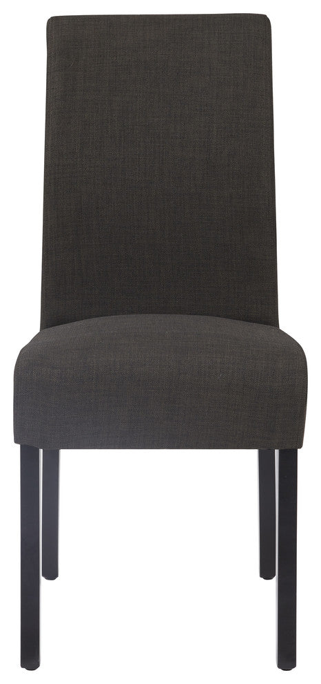 Valencia Dining Side Chair, Charcoal, Fabric