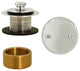 Twist & Close Universal Tub Trim With Two-Hole Faceplate, Polished Nickel