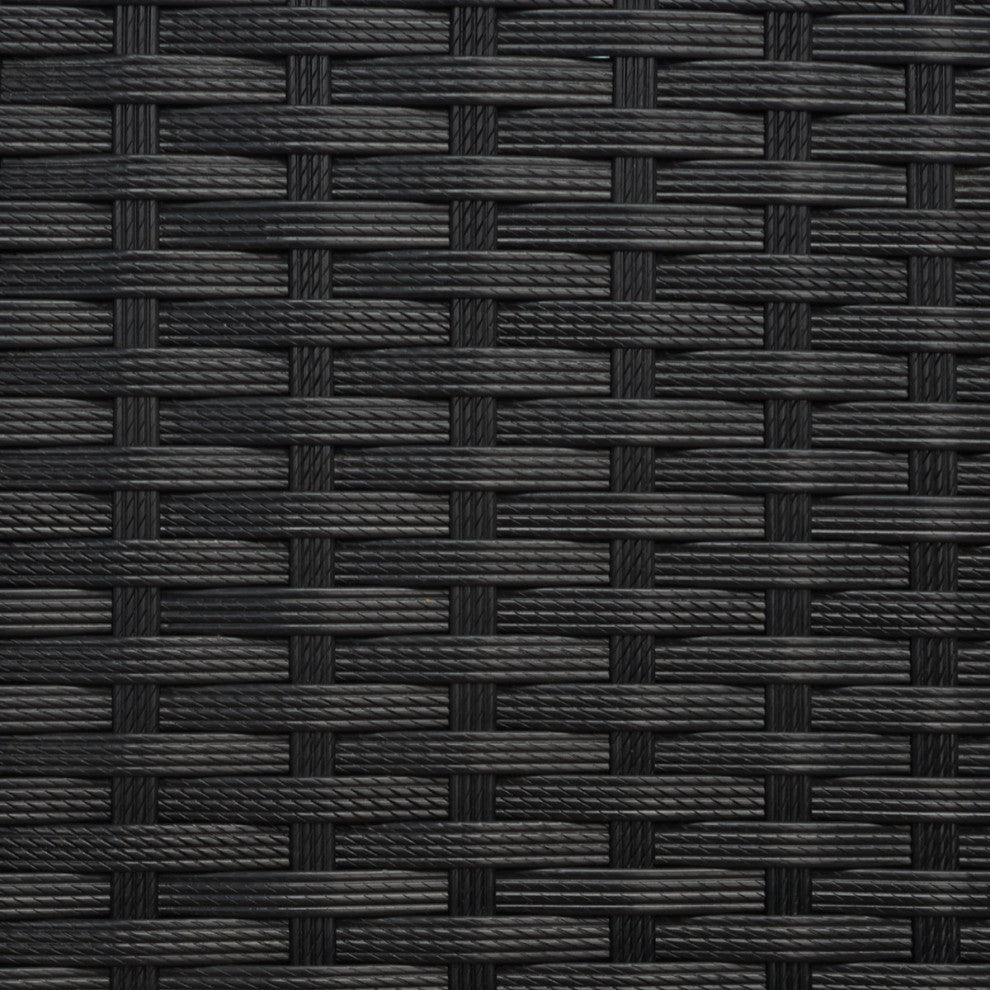 Safavieh Outdoor Vellor 4 Piece Living Set Black / Light Grey