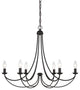 Mirren 6-Light Chandelier, Imperial Bronze