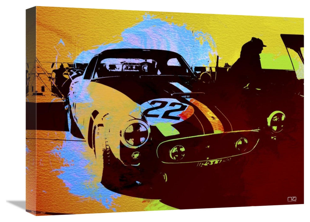 "Ferrari Watercolor" Fine Art Print