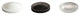 Round Adhesive Cabinet and Furniture Bumper Pads, 450 Pieces, Black