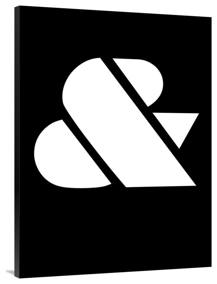 "Ampersand Black and White" Fine Art Print