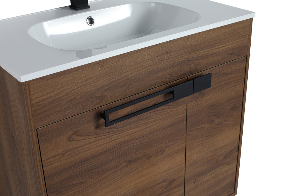 30" Sink Vanity With KD Package, Plywood, Smc Top, No Faucet