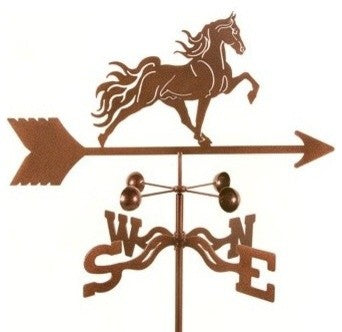 Tennessee Walker Horse Weathervane With Deck Mount