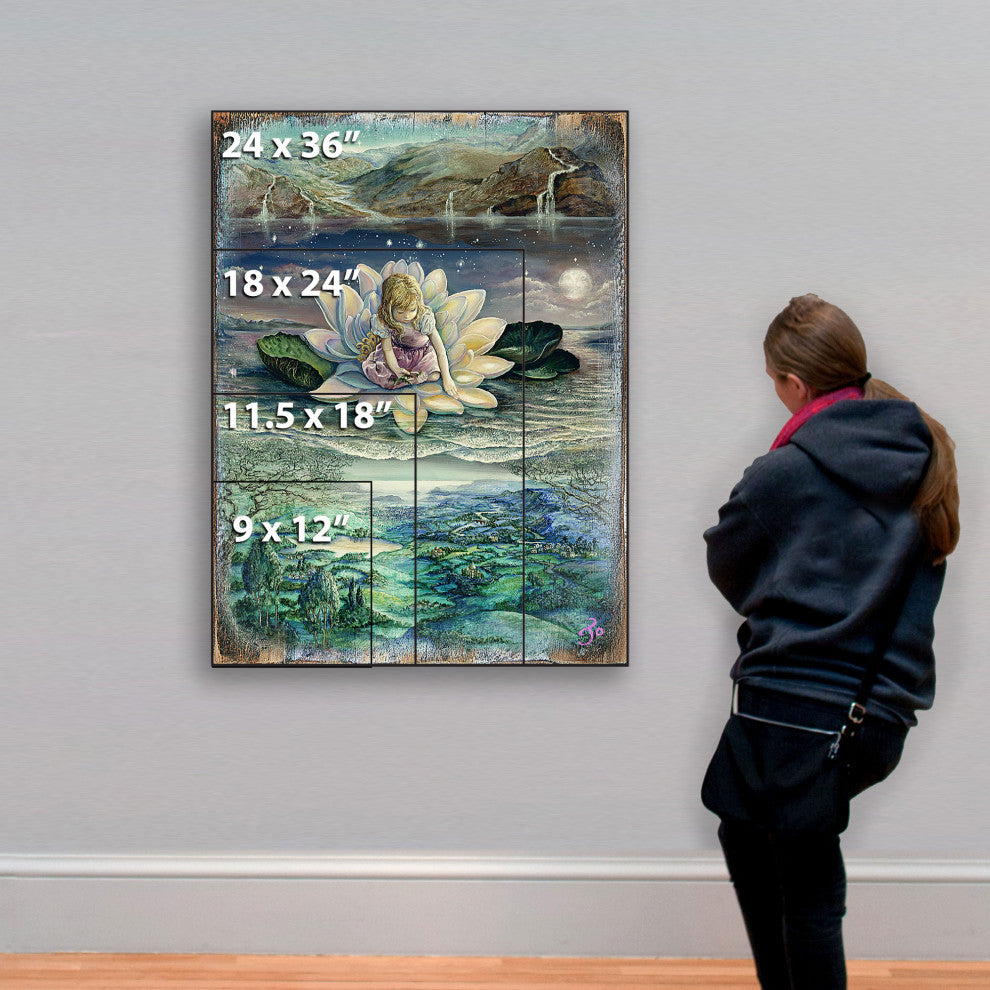 Horizons Wall and Table Top Wooden Decor, 24x18