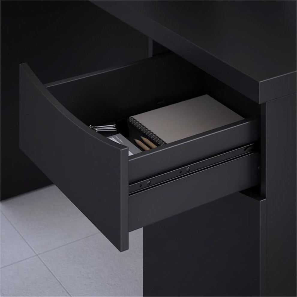 Bush Furniture Montrese Computer Desk in Classic Black