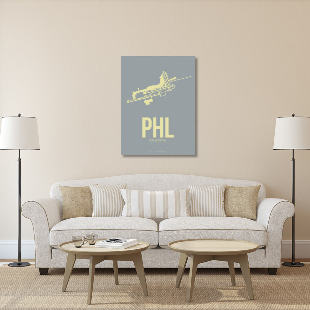 "PHL Philadelphia Poster 1" Fine Art Print