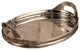 Tray Oval Etched, Nickel, 21"L