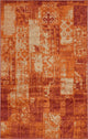 Unique Loom Terracotta Autumn Plymouth 5' 0 x 8' 0 Area Rug