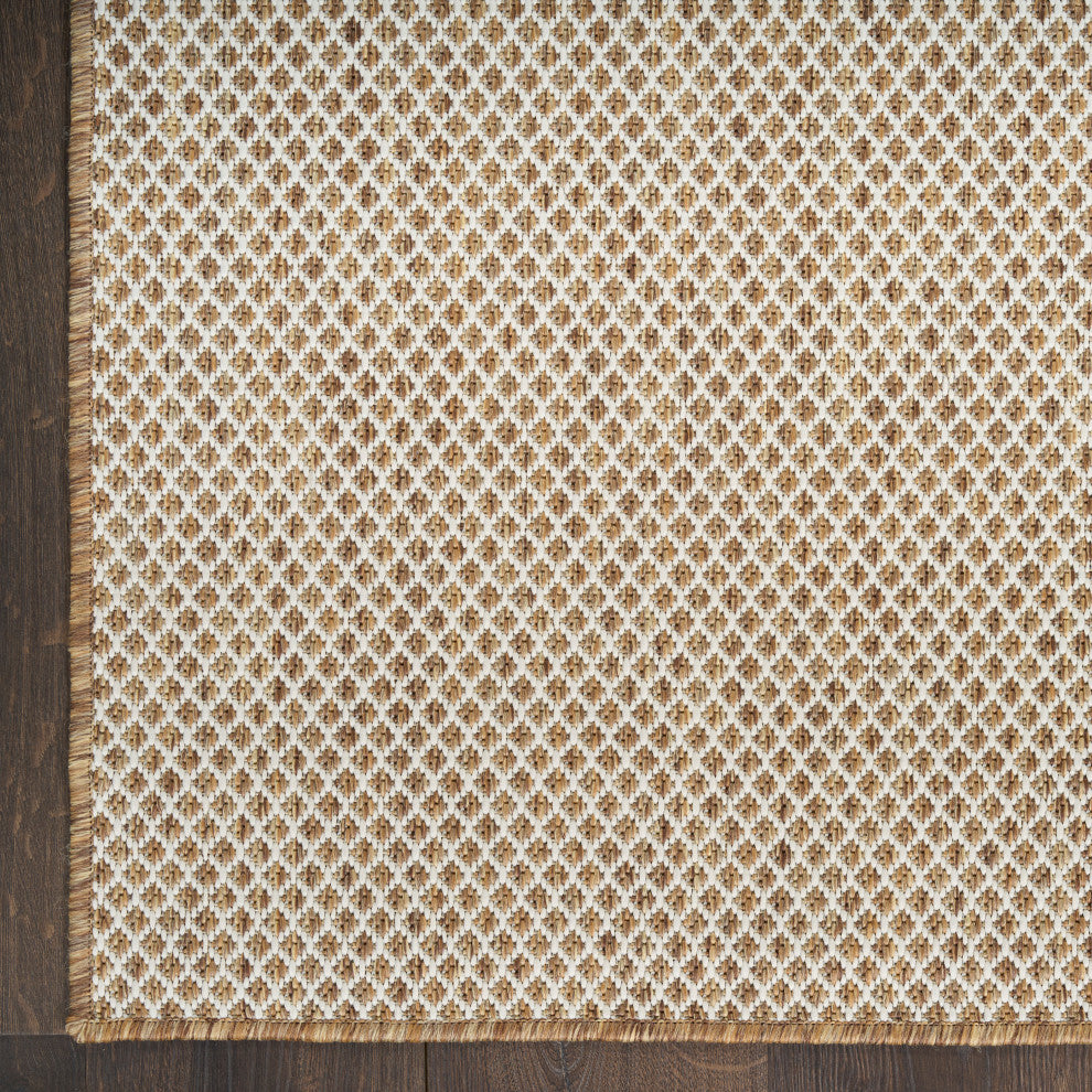Nourison Courtyard 10' x 14' Jute Ivory Modern Rug