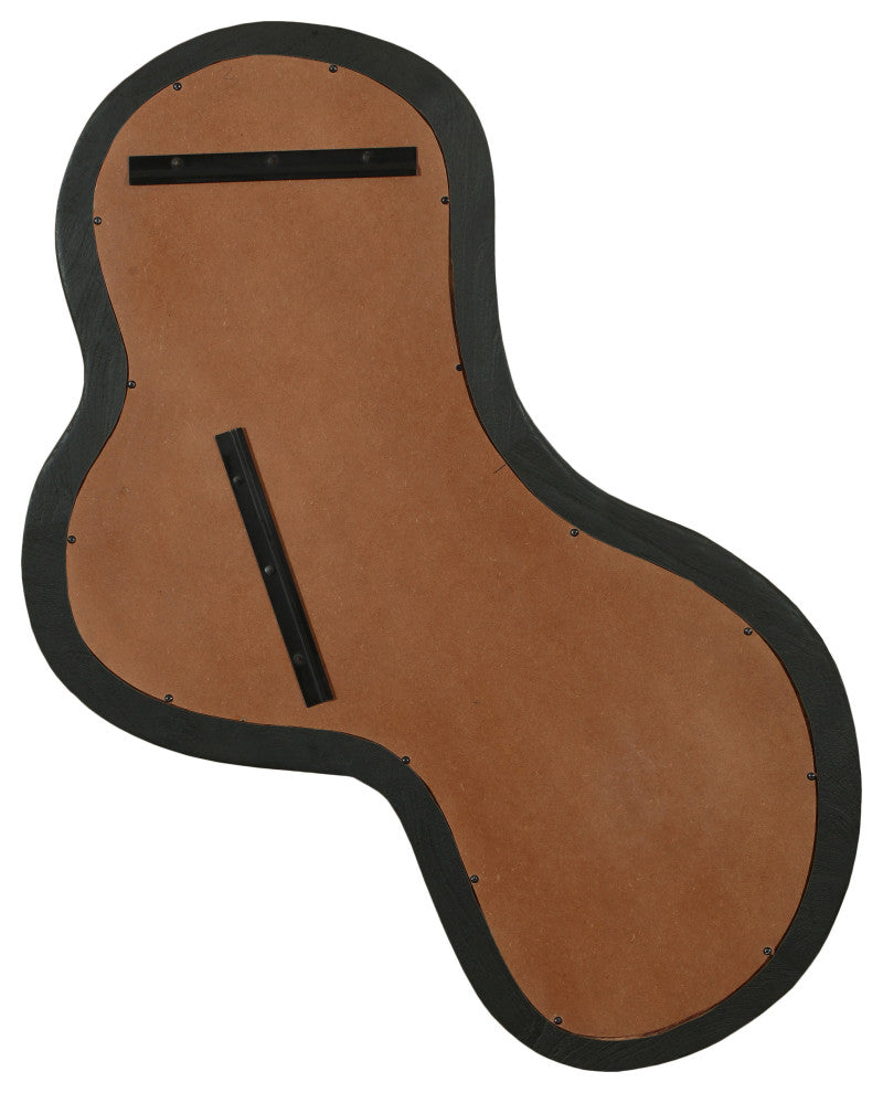 Oblique Mirror, Black, 28" X 48"