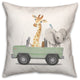 Cruisin Animals 18"x18" Spun Poly Pillow