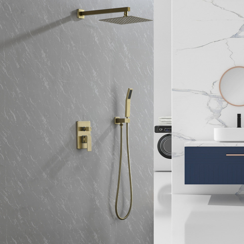 Pressure Balanced Complete Shower System With Rough-In Valve