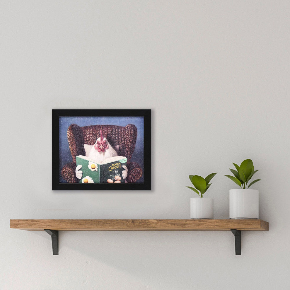 Chick Lit Non-Glass Framed Art