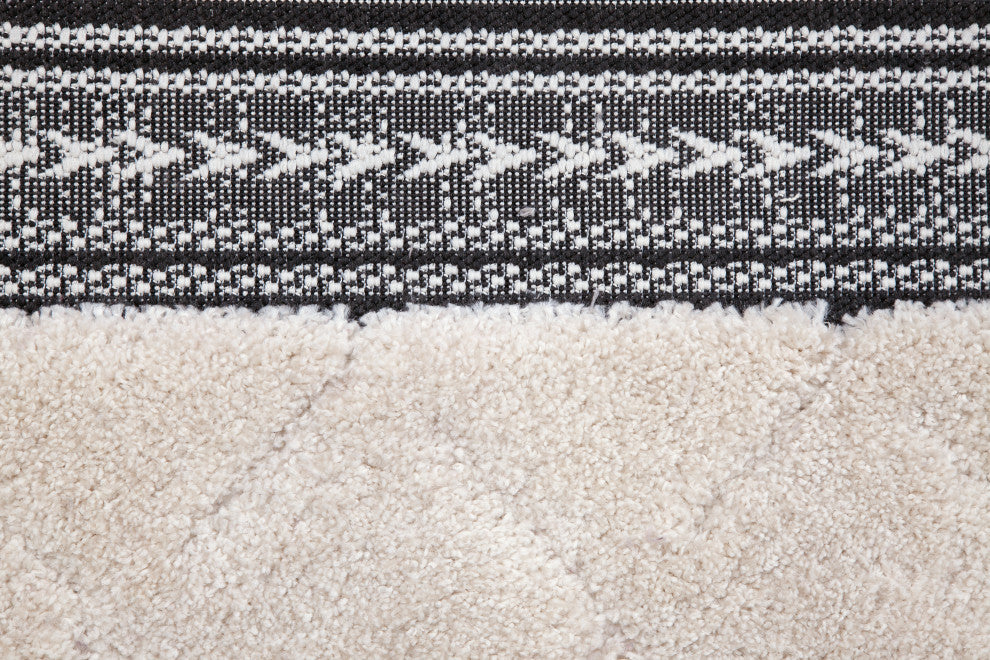 Denali Bijou Cream Polypropylene Tufted Area Rug