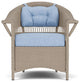 Lloyd Flanders Nantucket Dining Armchair, French Beige, Demo Skyway