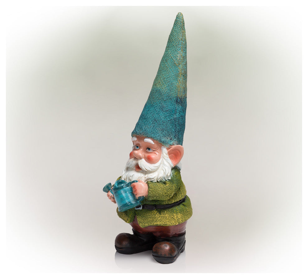 Gnome Holding a Watering Can Statue