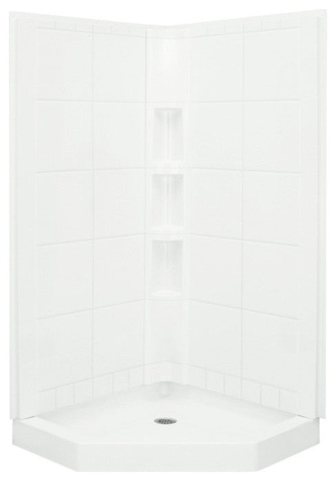 Sterling  Intrigue 40.25"x79" Neo-Angle Shower Kit