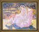Frederick Carl Frieseke Sunbath Framed Premium Canvas Print, 20"x25"