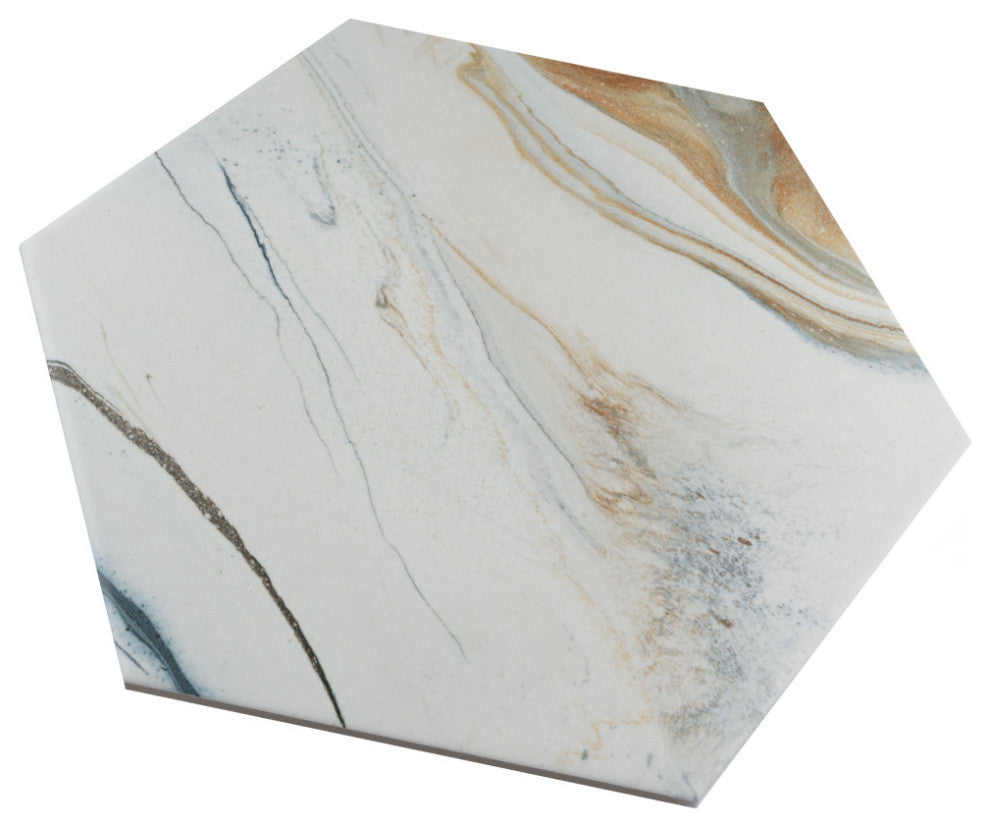 Marmaris Hex Porcelain Floor and Wall Tile