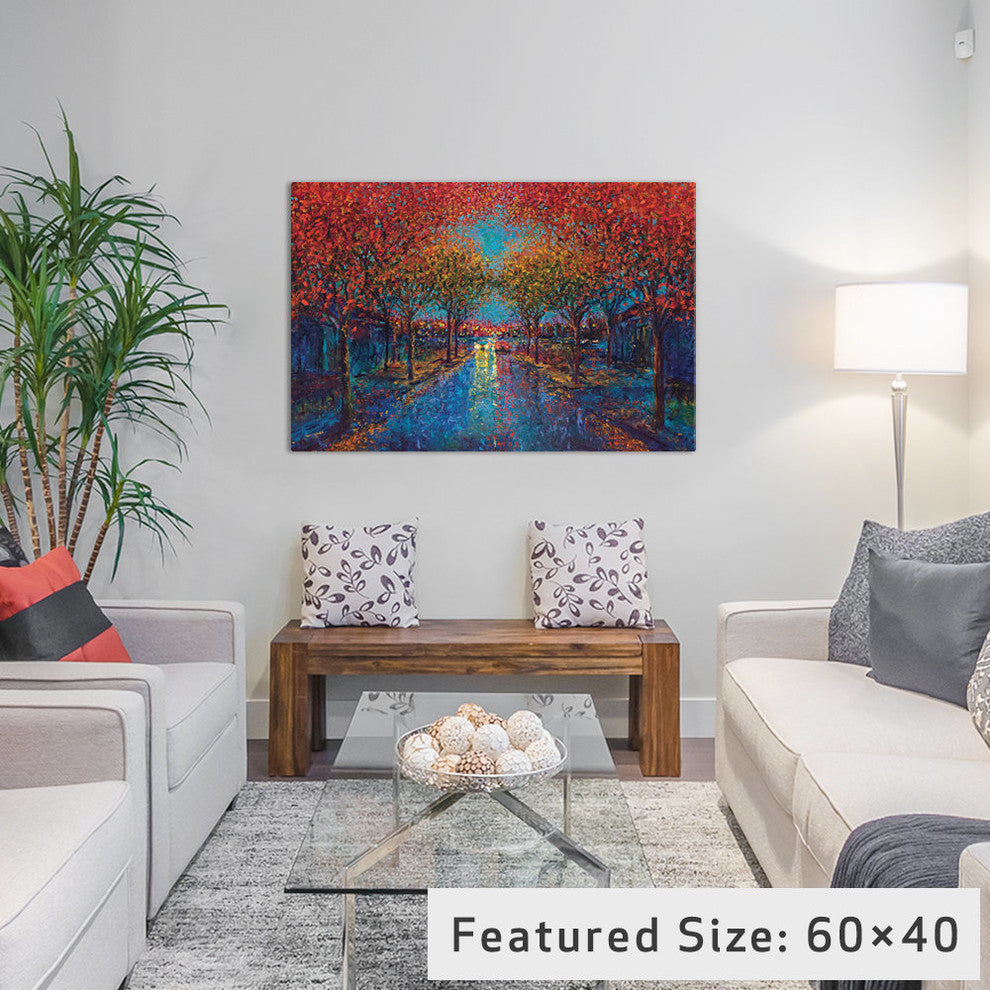 "Symmetry Street Gallery" by Iris Scott, 26"x18"x1.5"