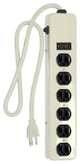 Sunlite Esp6/M 6 Outlet Metal Power Strip