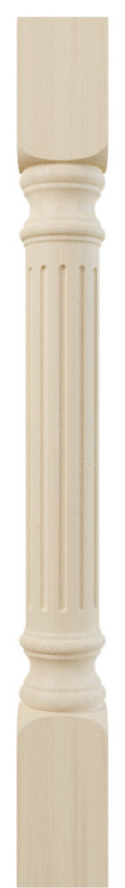Richmond Fluted Cabinet Column - Rubberwood