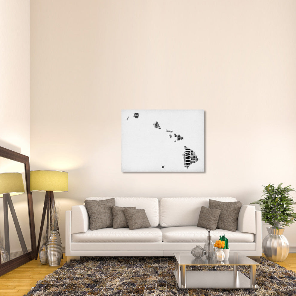 "Hawaii Word Cloud 2" Fine Art Print