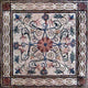 Flower Mosaic Art Tile - Maha, 24"x24"