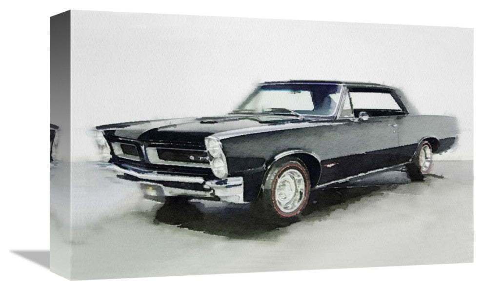"1966 Pontiac GTO Watercolor" Fine Art Print