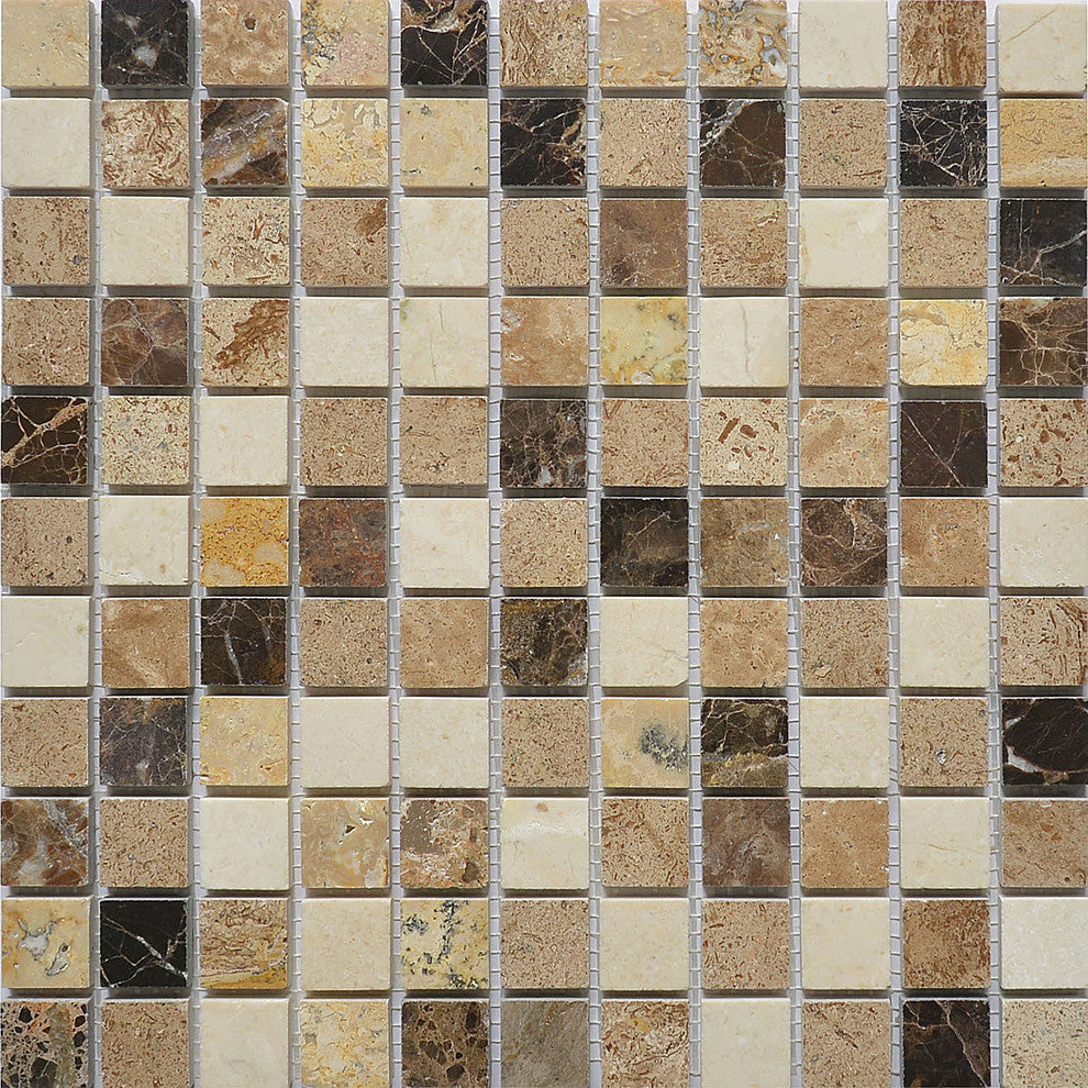 Marble Mosaic Tile, Soul Collection, Breeze, Square, Polished, Sample