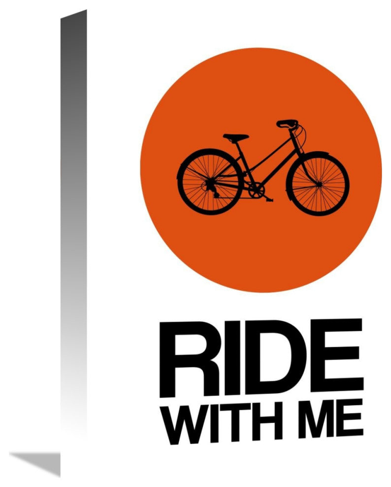"Ride With Me Circle Poster 1" Fine Art Print