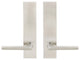 Stockholm Lever, Tubular Privacy, Satin Stainless Steel, 2-3/8" Backset