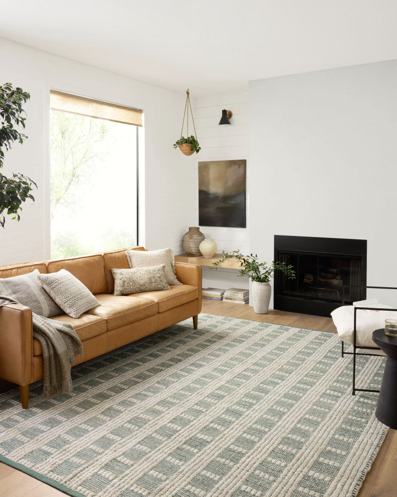 Angela Rose x Loloi Colton Ivory / Sage 7'-6" x 9'-6" Area Rug