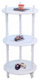Round 3 Tier shelves, White