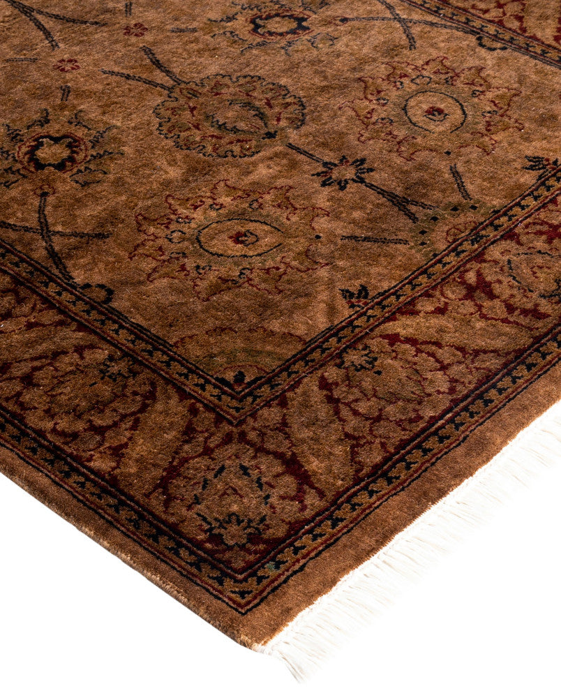 Overdyed One-of-a-Kind Hand-Knotted Area Rug Brown, 2' 8" x 8' 10"