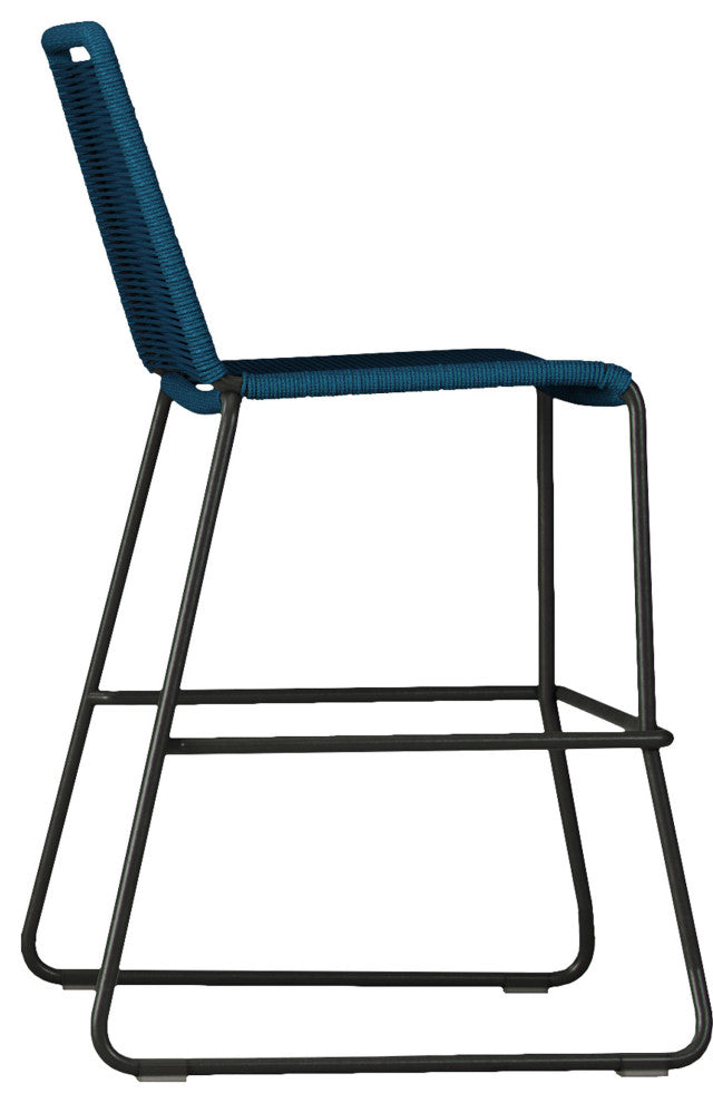 Barclay Counter Stool, Blue Cord