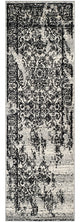 Safavieh Adirondack Adr101A Rug, Silver/Black, 2'6" X 14'0"