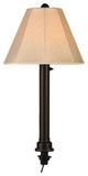 20-770 Umbrella Table Lamp With 2" Black Tube Body