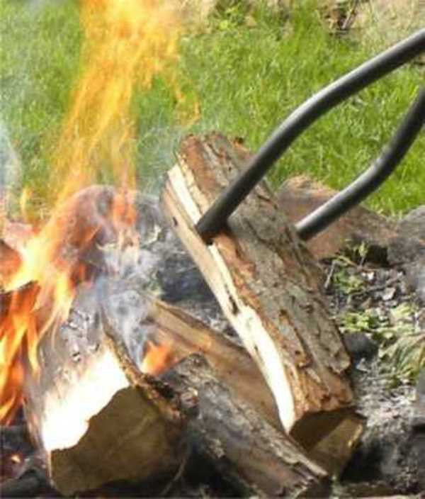 Sunnydaze 40" Log Claw Grabber Moves Fire Wood Easily and Safely