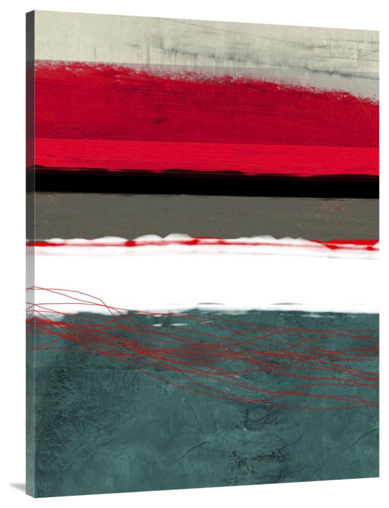 "Abstract Stripe Theme Grey And White" Fine Art Print