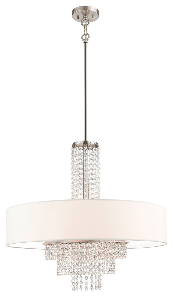Carlisle 5-Light Pendant, Brushed Nickel