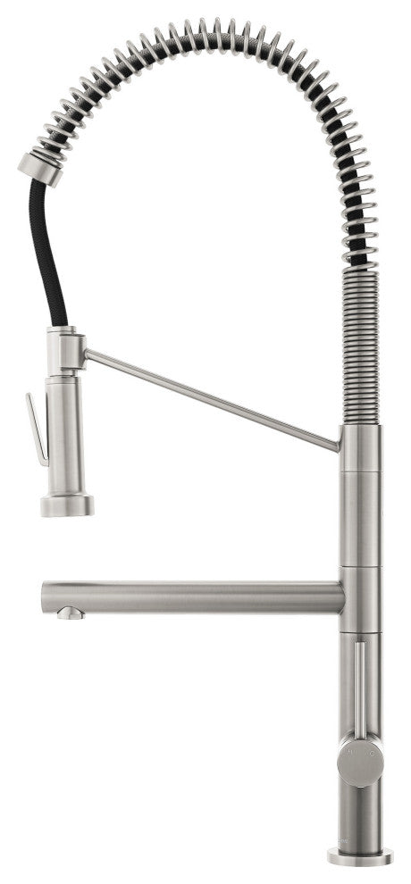 Nouvet Single Handle, Pull-Down Kitchen Faucet With Pot Filler, Brushed Nickel