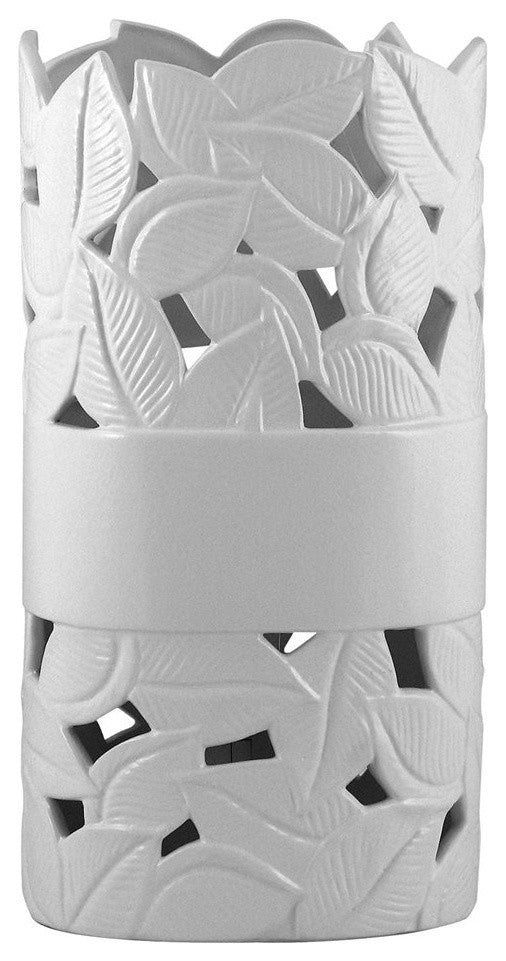 White Ceramic Up-Light